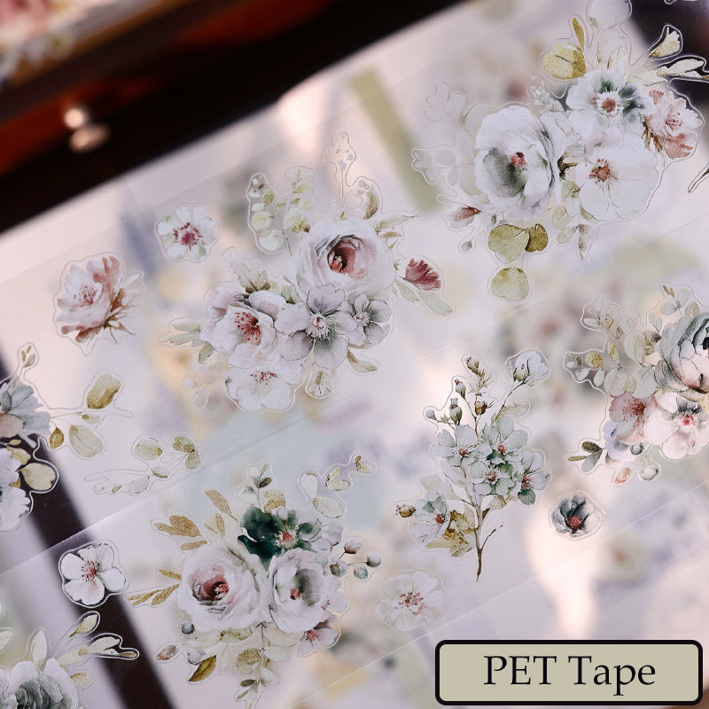 Whole Roll 5.5cm*6m Mountain Mist Die Cutting Washi/PET Tape