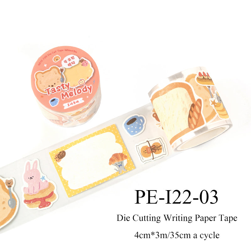 Vitality Life Handbook Series Die Cutting Writing Paper Tape