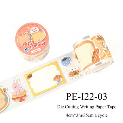 Vitality Life Handbook Series Die Cutting Writing Paper Tape