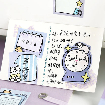 Corner Thoughts Series Die Cutting Writing Paper Tape