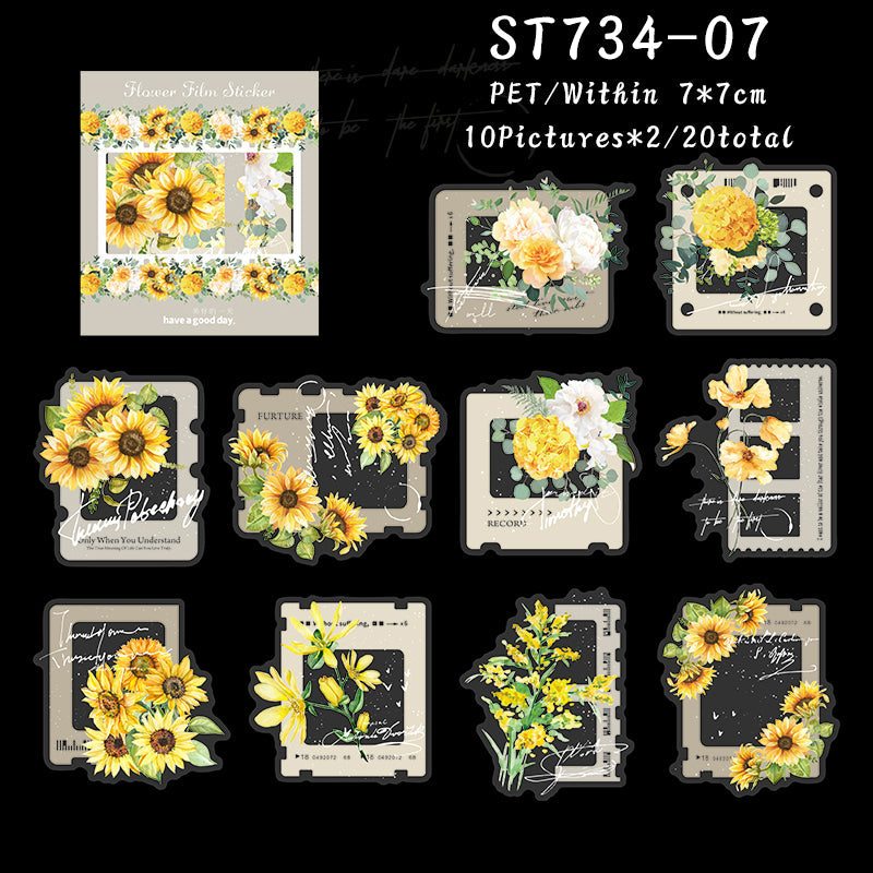 Flower film Sticker
