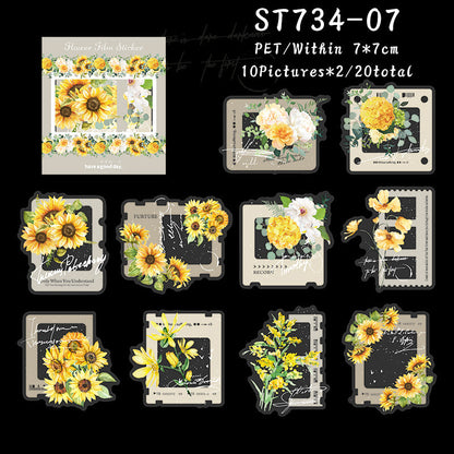 Flower film Sticker