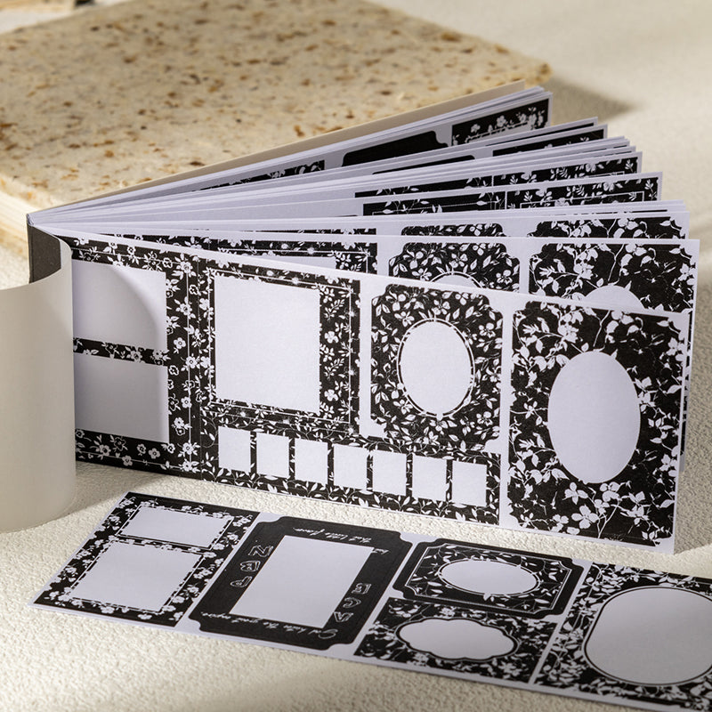 Border Studio Series Sticker Book featuring book designs for journaling, scrapbooking and collage
