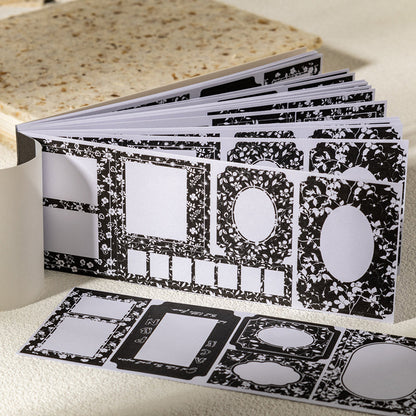 Border Studio Series Sticker Book featuring book designs for journaling, scrapbooking and collage