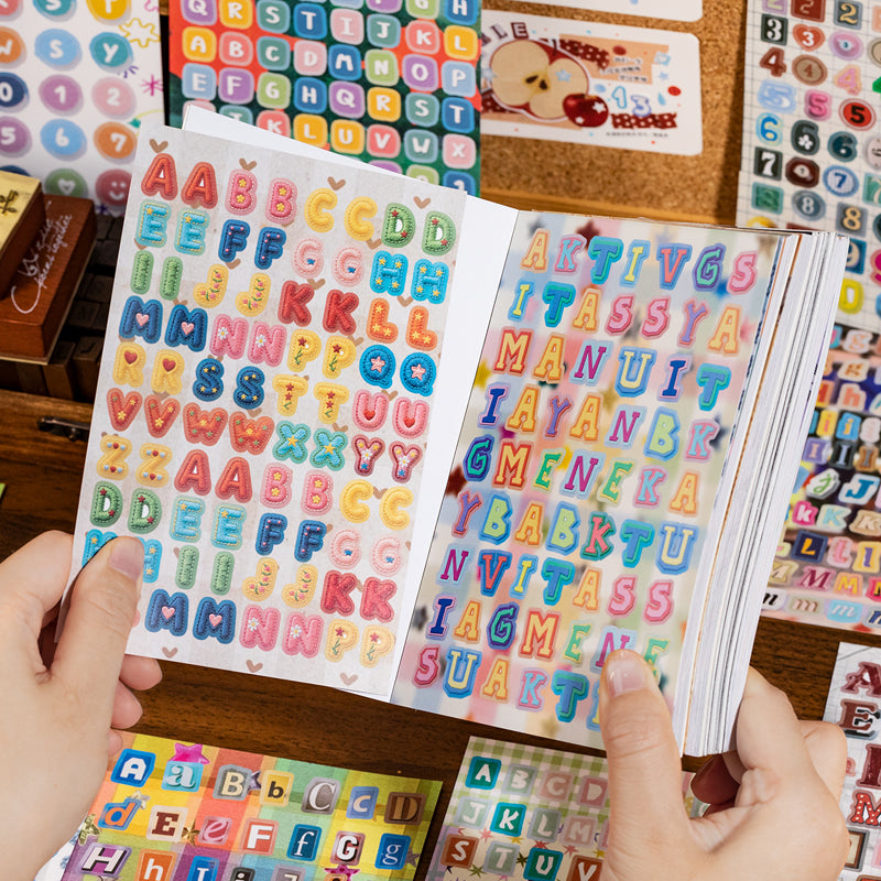 Little Moments Diary Series Sticker Book featuring book designs for journaling, scrapbooking and collage