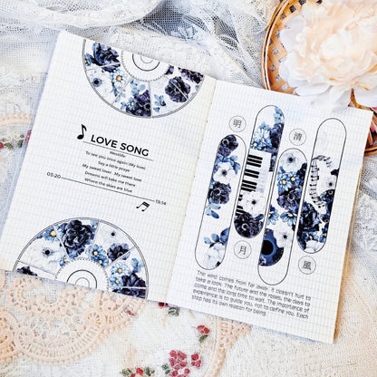 12cm*250cm Geometric Fragments Die Cutting Washi Tape for journaling, scrapbooking and collage