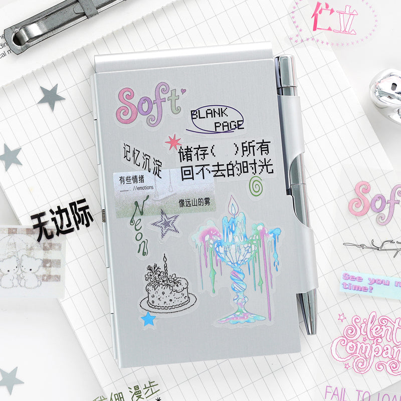 Disordered Dream Series Sticker featuring dream, and red designs for journaling, scrapbooking and collage