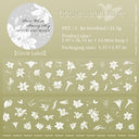White Starfield Series Die Cutting PET Tape