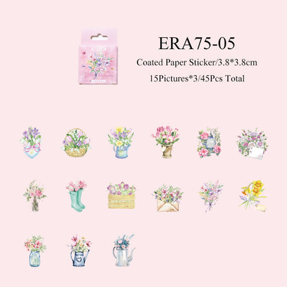 Flower stamp Sticker