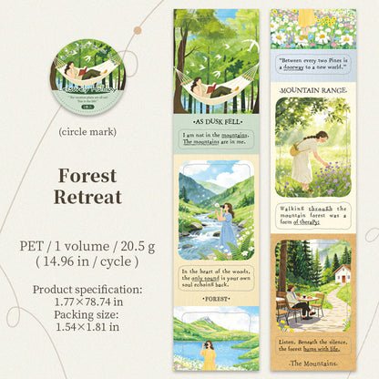 Relaxing Holiday Series Die Cutting PET Tape