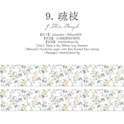 Thin Salt Flower Series Flash Sand Synthetic Paper Tape