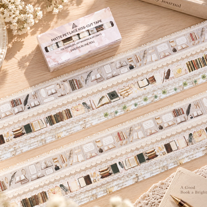 Serene Bookshelf PET Tape Set