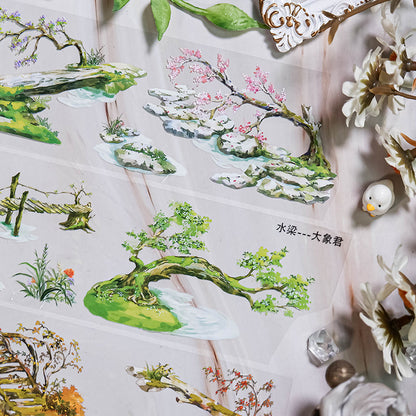 6cm*70cm Water Beam PET Tape for journaling, scrapbooking and collage