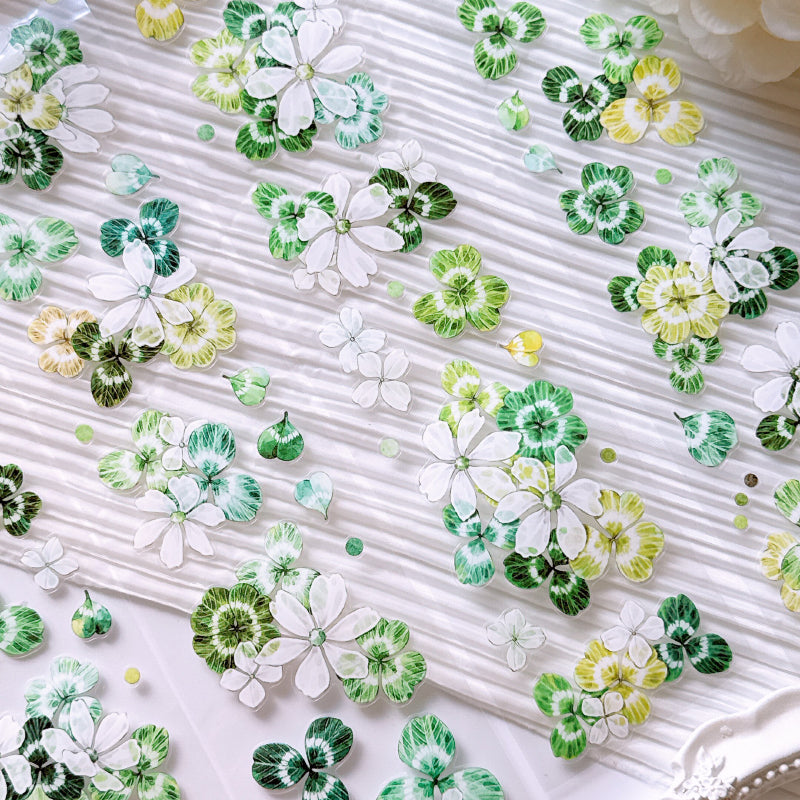 5.5cm*100cm Searching for luck Die Cutting Washi/PET Tape featuring sea designs for journaling, scrapbooking and collage