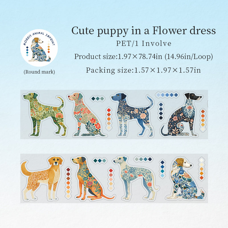 Maurice Animal Imprint Series Die Cutting PET Tape