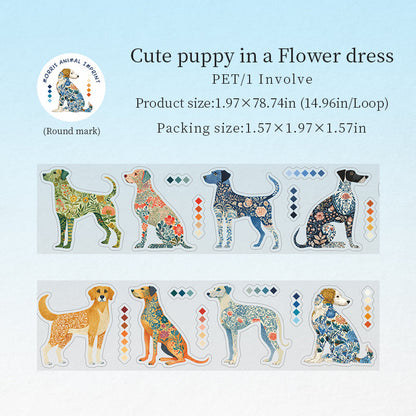 Maurice Animal Imprint Series Die Cutting PET Tape