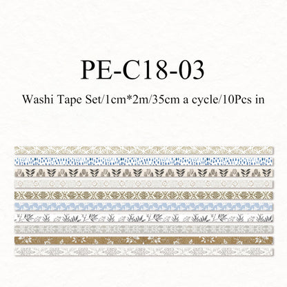 Basic Life Series Washi Tape Set