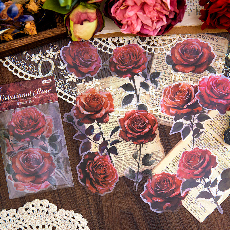 Delusion rose Sticker