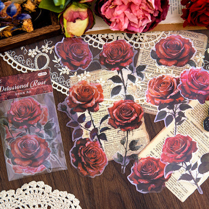 Delusion rose Sticker