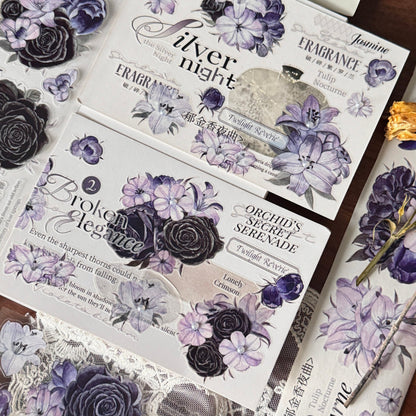 6cm*150cm Lily Serenade Die Cutting Washi/PET Tape