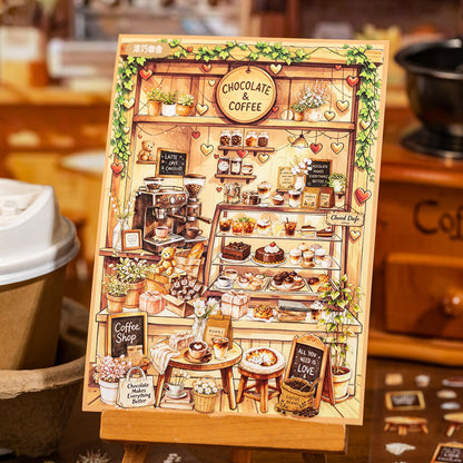 Local Attractions 3D Sticker Book featuring book designs for journaling, scrapbooking and collage