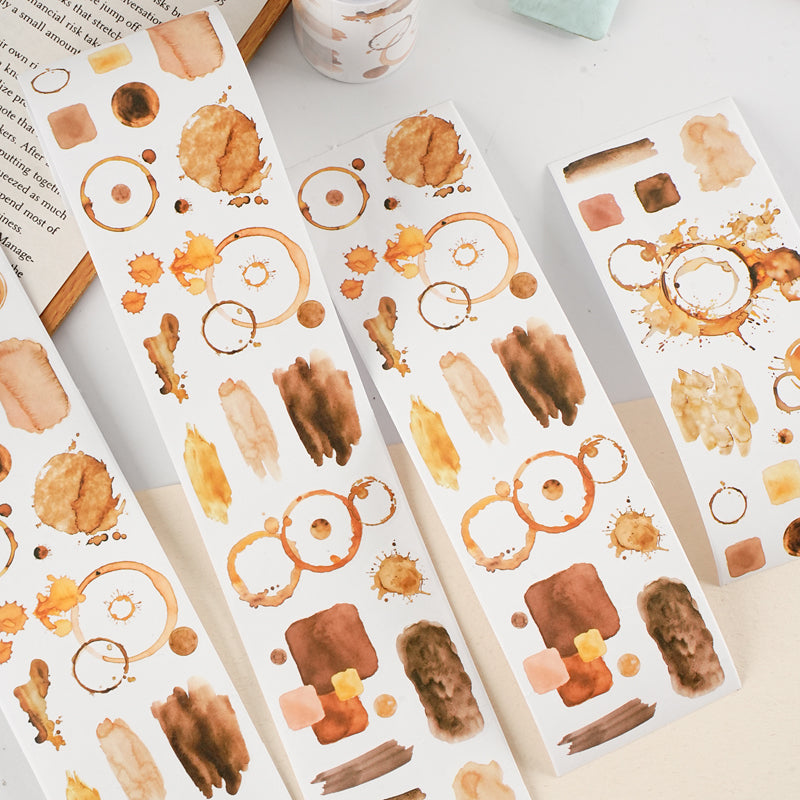 Dyeing Collection Series Die Cutting Washi Tape for journaling, scrapbooking and collage