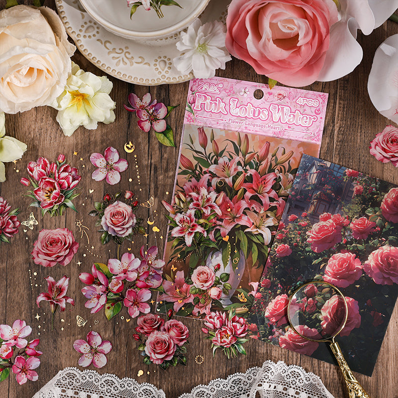 Flower language heart Sticker