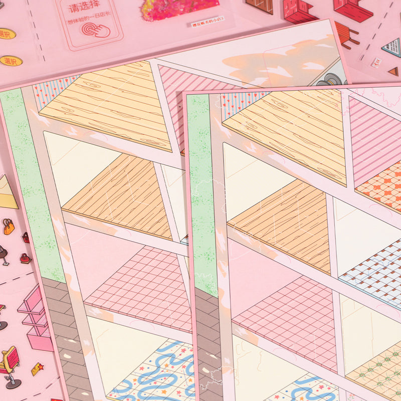 Secret Realm Series 3D Sticker featuring secret designs for journaling, scrapbooking and collage