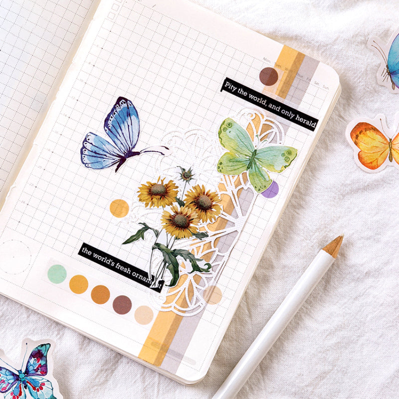 Butterfly Garden Sticker