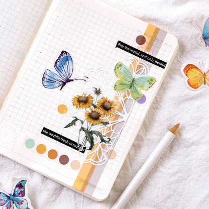 Butterfly Garden Sticker