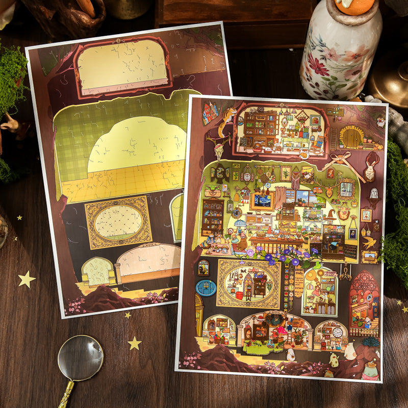 Weird Accessories Shop Series 3D Sticker featuring shop designs for journaling, scrapbooking and collage