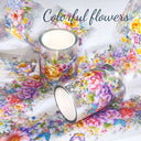 Colorful flowers PET Tape