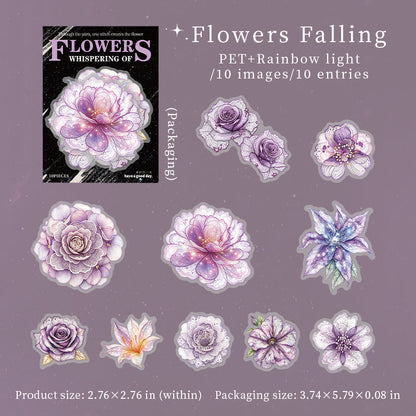 Weaving Flowers Whispering Series Sticker
