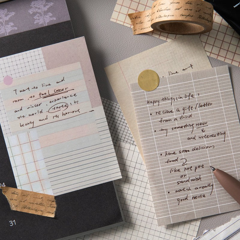 Plaid Market Material Paper