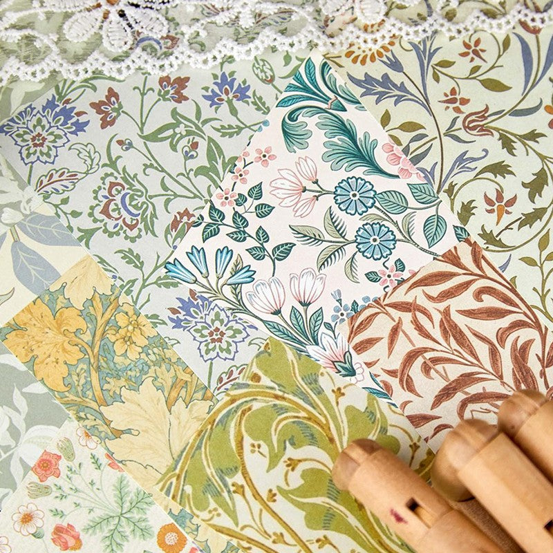 Pick Sweet Rose Material Paper