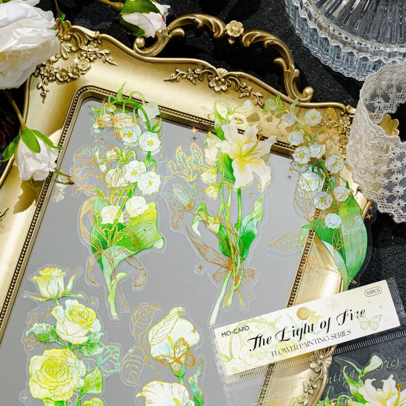 Painted Floral Collection Sticker Pack