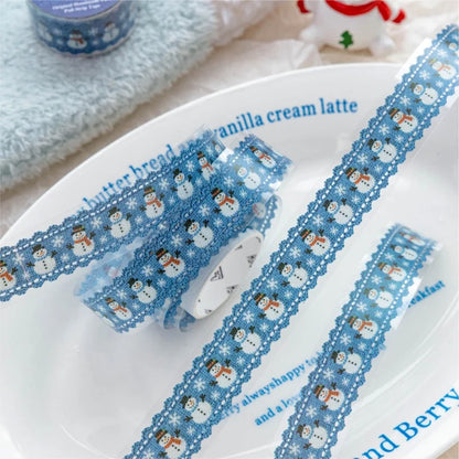 Christmas Floral Garland PET Tape