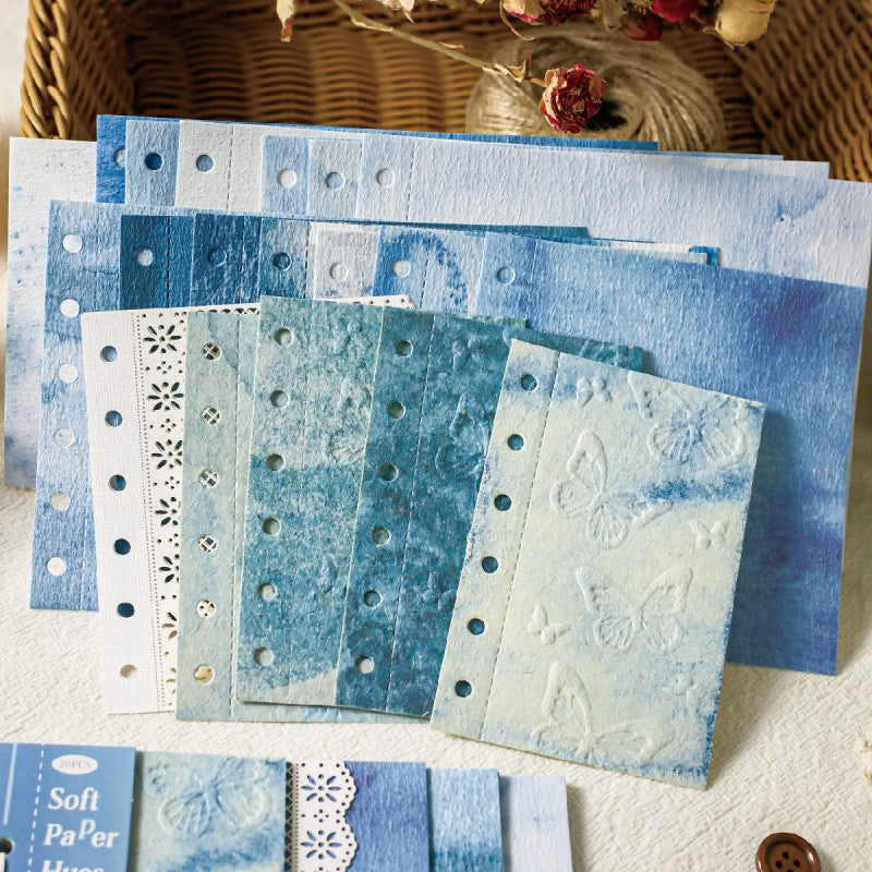 Material paper-star flower secret language Material Paper