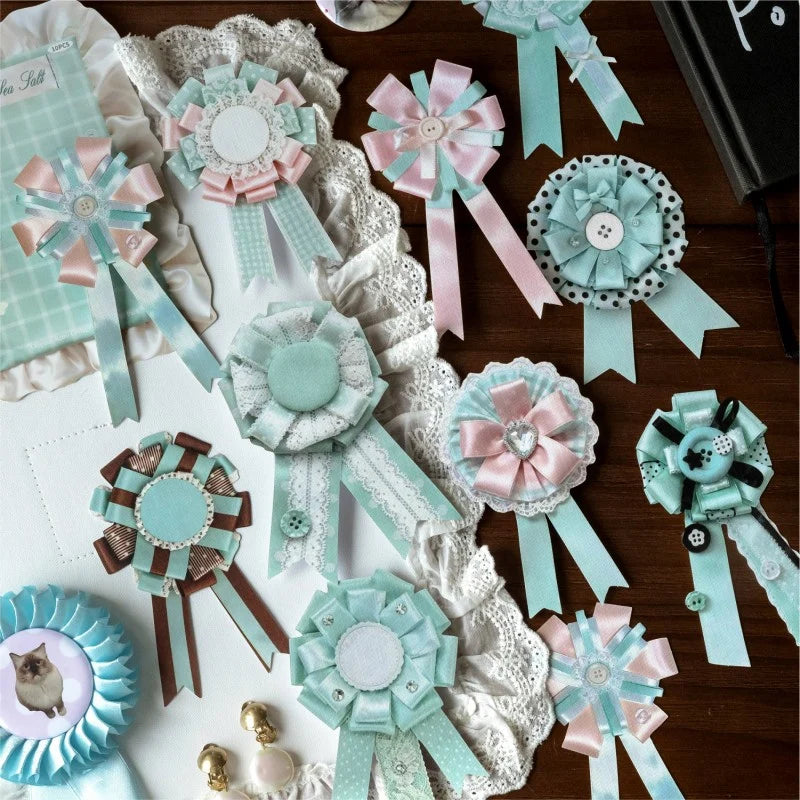 Vintage Ribbon Medal Sticker Pack