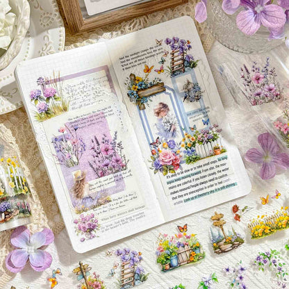 Chunxun Flower Mirror Character PET Tape Set