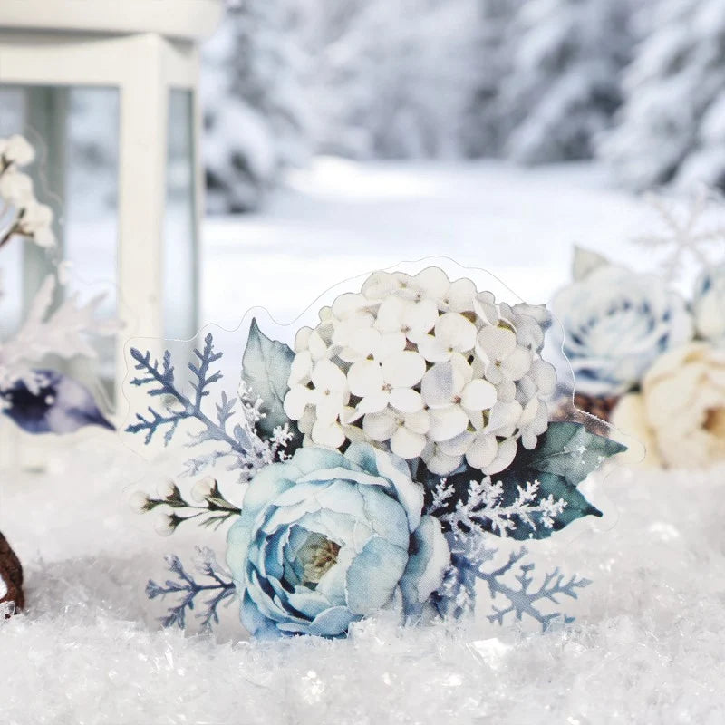 Winter Rose Flutter Sticker Pack