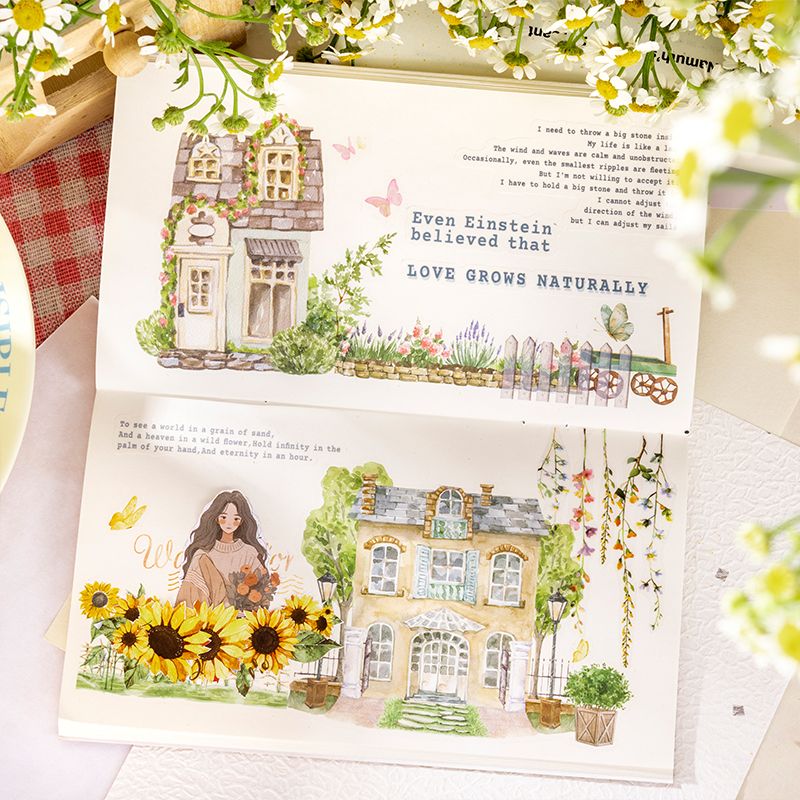 Vintage Garden Transfer Sticker Set