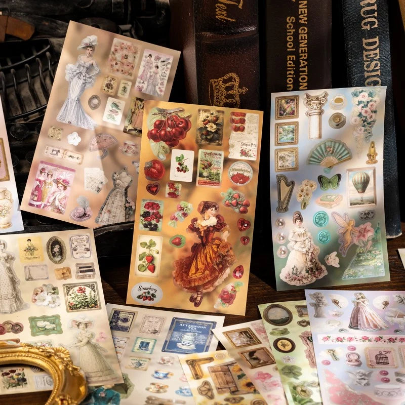 Dream Garden Tea Gathering Sticker Book