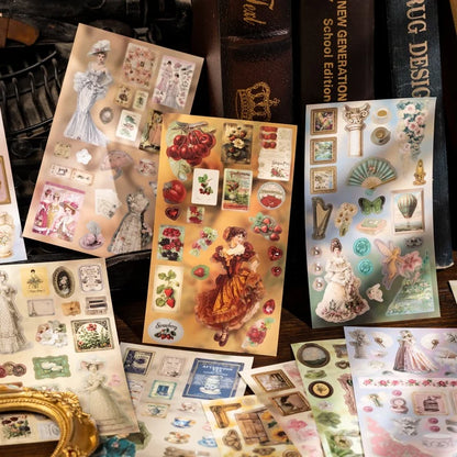 Dream Garden Tea Gathering Sticker Book