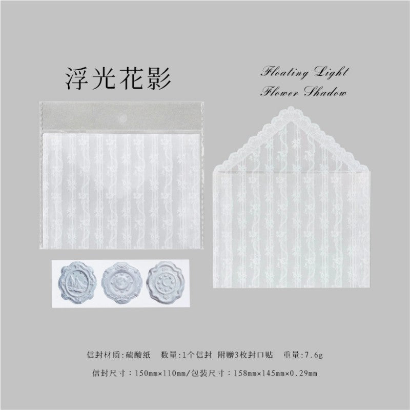 Lace Letter Envelope Set