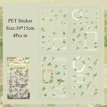 Frame View Garden Sticker