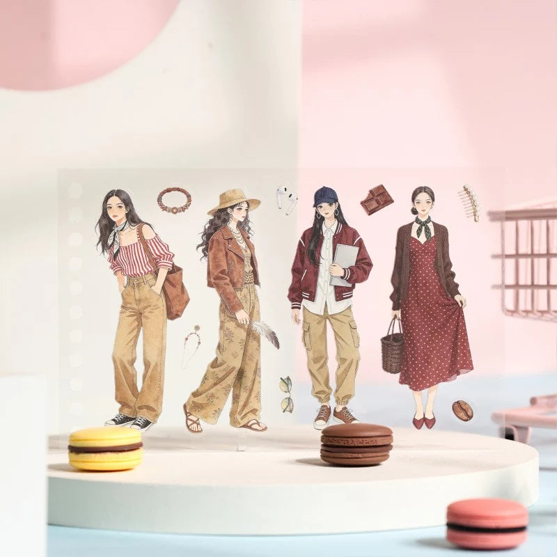Flower Boy Character Sticker Book