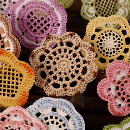 Woven Floral Notes Sticker Pack