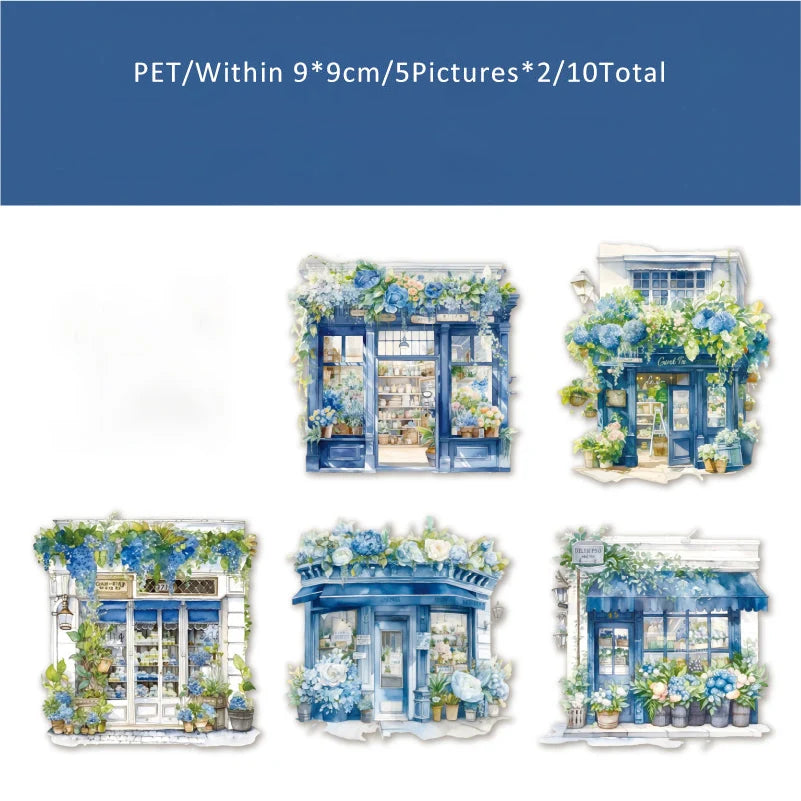There is a flower shop Sticker