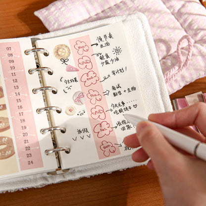 Time Story Series Sticker Book featuring book designs for journaling, scrapbooking and collage